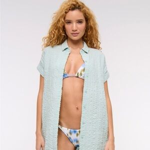 Abercrombie and Fitch texture, Mini Shirt Dress